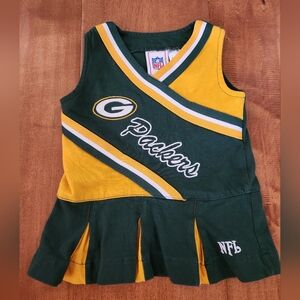 Packers Cheerleader toddler outfit (6-9m)
